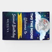 Twee: de tweede verjaardag van de maan spandoek (Horizontaal)
