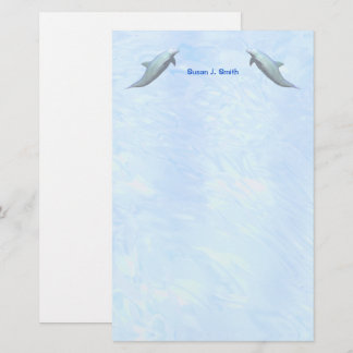 Twee Dolfijnen Briefpapier