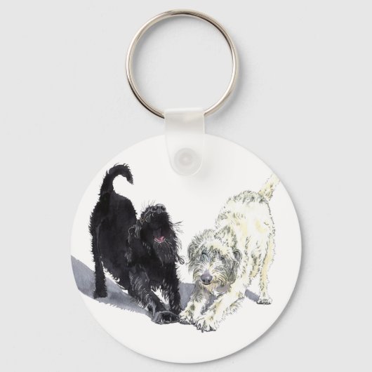 Twee Doodles Sleutelhanger (Voorkant)