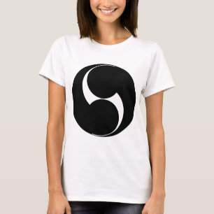 Twee draaimolens tegen de klok in (Sugaki) T-shirt