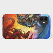 twee Draak Case-Mate iPhone Case (Achterkant (horizontaal))