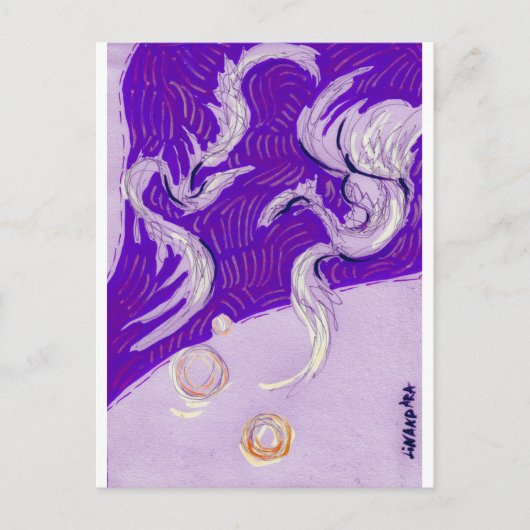 Twee Dragons, drie zonen Briefkaart (Voorkant)