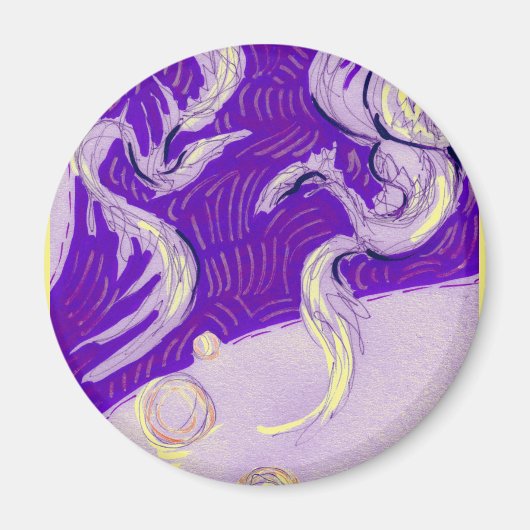 Twee Dragons, drie zonen Magneet (Voorkant)