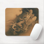 Twee Dragons in Clouds  Muismat (Met muis)