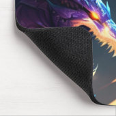 Twee draken in strijd muismat (Hoek)