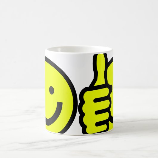 Twee duimen omhoog Mok (Center)