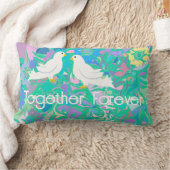 Twee Duiven Jubileum Huwelijk  Kussen (Deken)