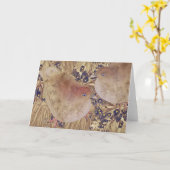 Twee Duiven Kaart (Gele Bloem)