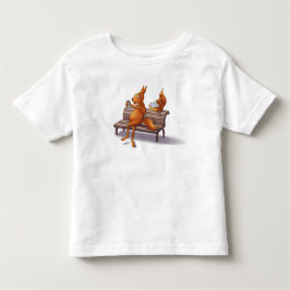 Twee eekhoorns kinder shirts