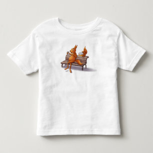Twee eekhoorns kinder shirts