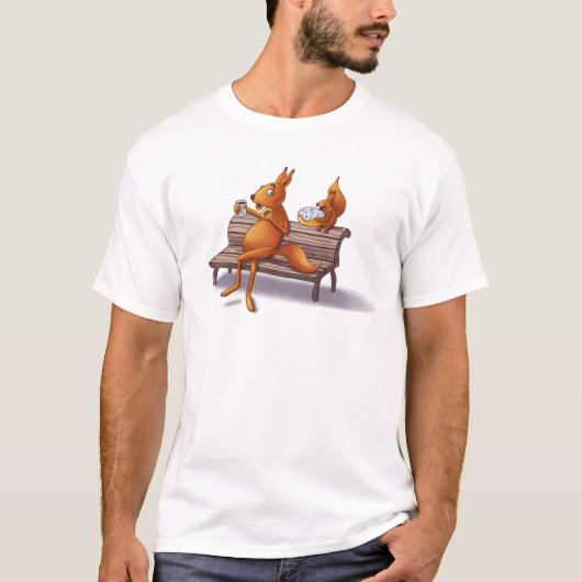 Twee eekhoorns t-shirt (Voorkant)