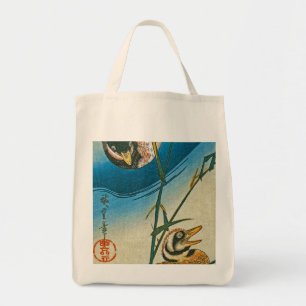 Twee eenden die zwemmen onder de riffen tote bag