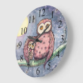 Twee Eigenaars en een Kinder Muurklok Grote Klok (Hoek)