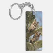 Twee Eigenaars in de Bossen, vogels, Sleutelhanger (Voorkant Links)