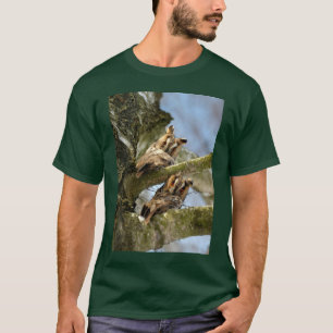 Twee Eigenaars in de Bossen, vogels, wilde dieren  T-shirt