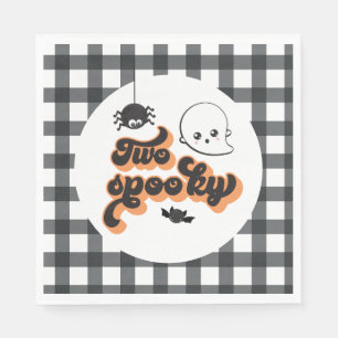 Twee enge Halloween 2de verjaardag Servet