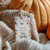Twee enge Halloween Cadeaulabel