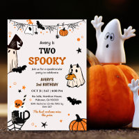 Twee enge verjaardagsfeest voor Halloween met gees