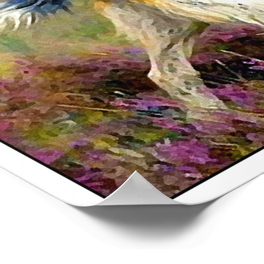 Twee Engelse zetters in een Field - Arthur Wardle Poster (Hoek)