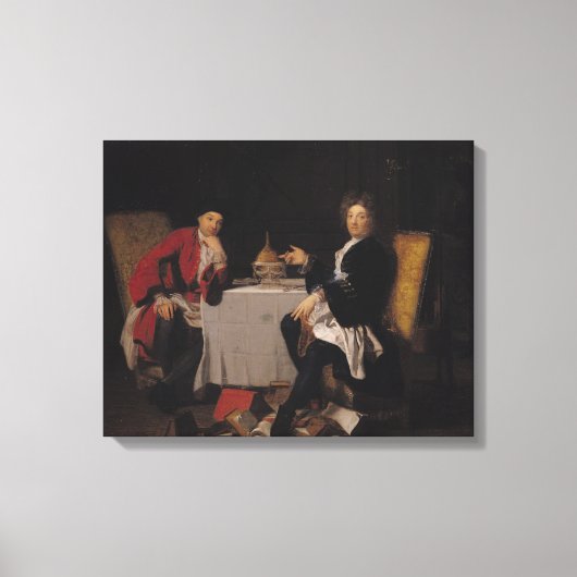 Twee Epicureans Canvas Afdruk (Voorkant)
