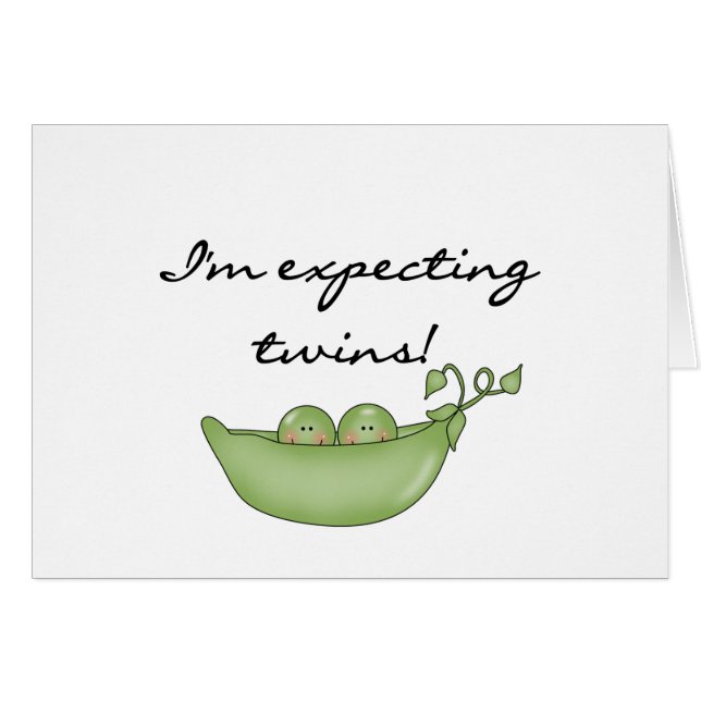 Twee erwten in een peul (Voorkant Horizontaal)