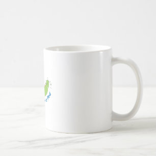 Twee erwten in een peul koffiemok