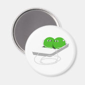 Twee erwten in een peul magneet (Voorkant / Achterkant)