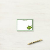 Twee erwten in een peul post-it® notes (Op bureau)