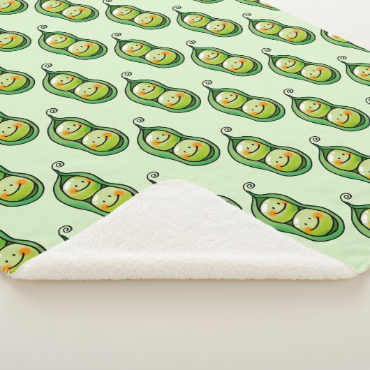 twee erwten in een peul sherpa deken (3/4)