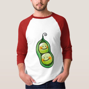 Twee erwten in een peul t-shirt
