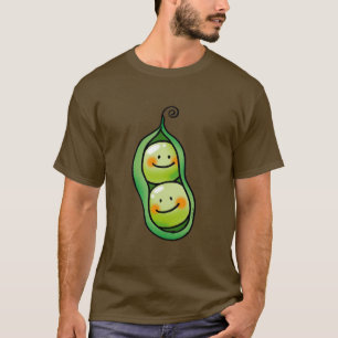 Twee erwten in een peul t-shirt