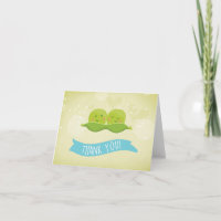 Twee erwten in een pod Baby shower Dank je Twin bo