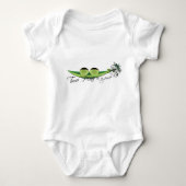 Twee erwten in een pod | tweeling romper (Voorkant)