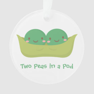 Twee erwten in een Pod Twins Nursery Room Decor Ornament