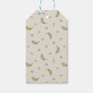 Twee Erwtjes in een Peul Tweeling Baby Cadeaulabel