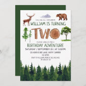 Twee Explorer Adventure Boys 2e verjaardag Kaart (Voorkant / Achterkant)