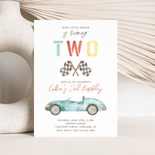 TWEE Fast Birthday-uitnodiging   Uitnodiging tot r