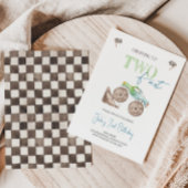 TWEE Fast Light Groene Monster Truck uitnodiging