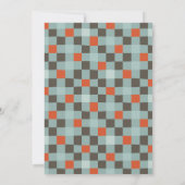 TWEE Fast Racing Uitnodiging | TWEE snelle geboort (Achterkant)