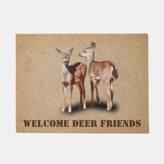 TWEE FAWNS DEURMAT (Voorkant)