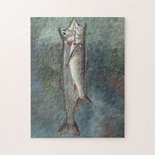 Twee forel legpuzzel (Verticaal)