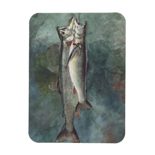 Twee forel magneet (Verticaal)