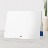 TWEE Foto letters Blue Boys 2e verjaardag Kaart (Achterkant)