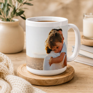 Twee foto Minimalistisch   Extra Grote Beker
