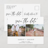 Twee Foto sparen de Kaart van de Datum (Voorkant / Achterkant)