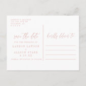 Twee Foto sparen de Kaart van de Datum (Achterkant)