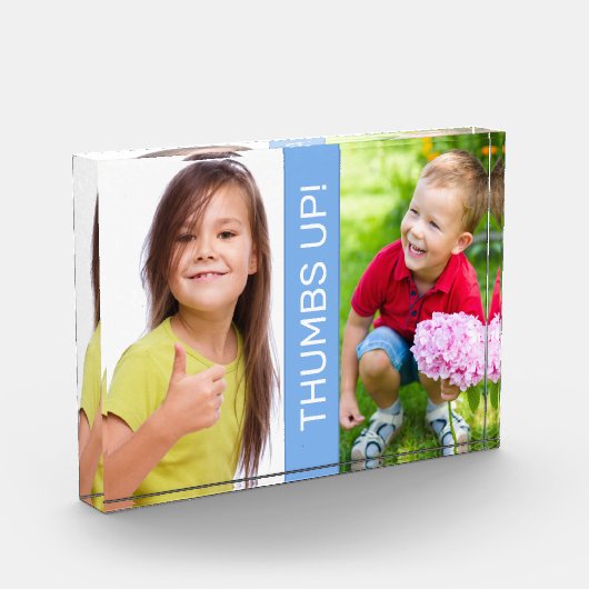 Twee fotoblokken personaliseren (Links)