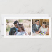 Twee foto's artistieke bloemen vlinder dank je wel (Achterkant)