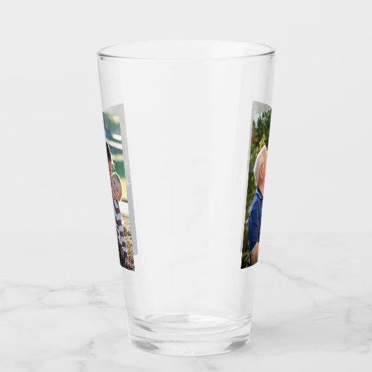 Twee foto's dubbelzijdig Creëer Uw eigen foto Glas (Rechts)