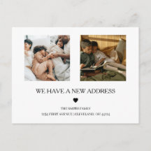 Twee foto's handgeschreven tekst | Elegante aankon